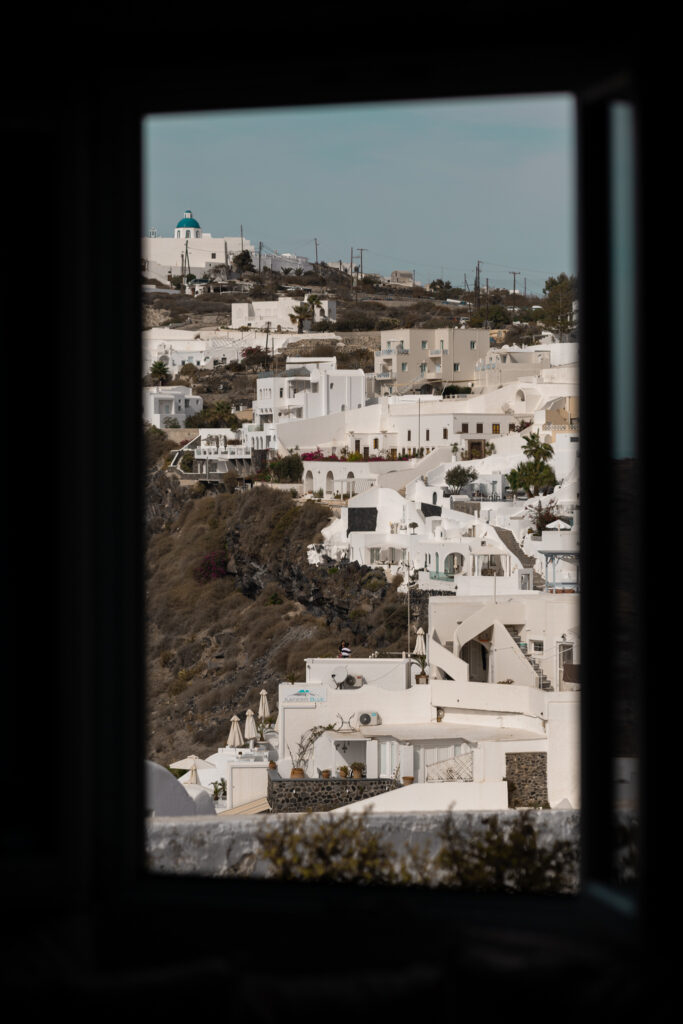 travel elopement photographer, santorini, greece, greece elopement, coastal elopement, cliff sides, elopement photographer, portland photographer, columbia river gorge photographer