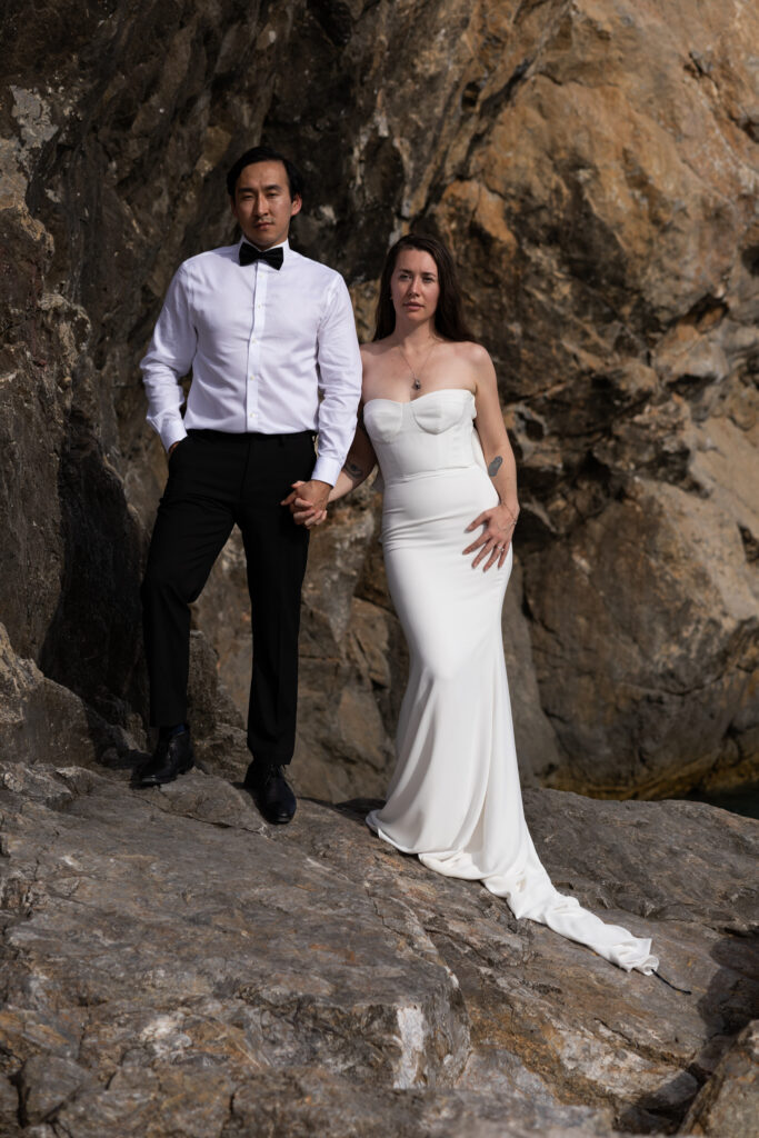 travel elopement photographer, santorini, greece, greece elopement, coastal elopement, cliff sides, elopement photographer, portland photographer, columbia river gorge photographer