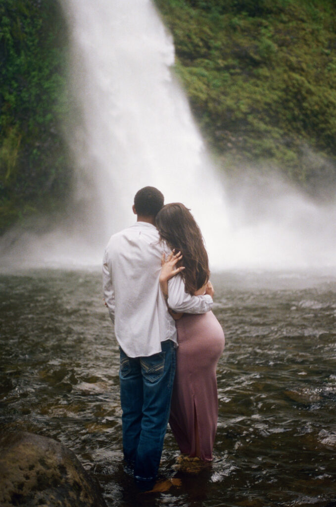 waterfall elopement